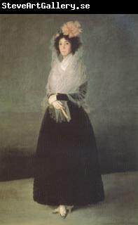 Francisco de Goya The Countess of Carpio,Marquise de la Solana (mk05)